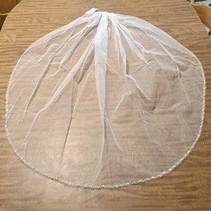 David's Bridal Ivory Veil V816